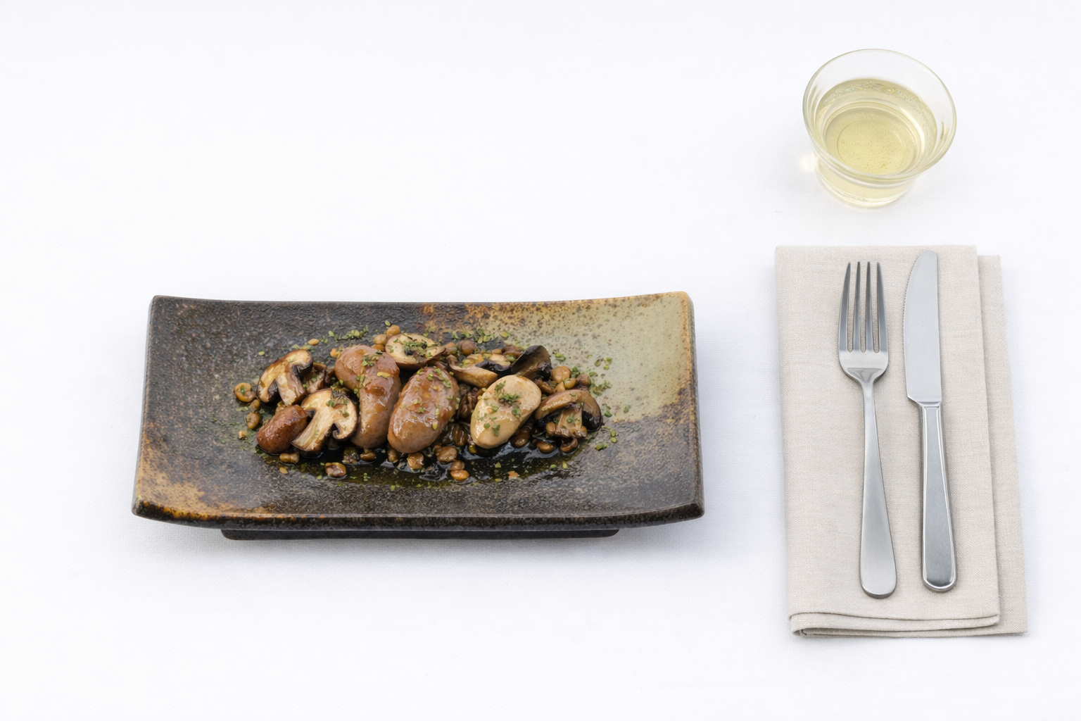 Sautéed Wild Mushrooms and Lentils with Chives – Eclipse Stone